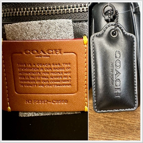 S⭕️LD‼️New Coach Pillow Madison Shoulder Bag With Quilting in Black - Picture 9 of 12